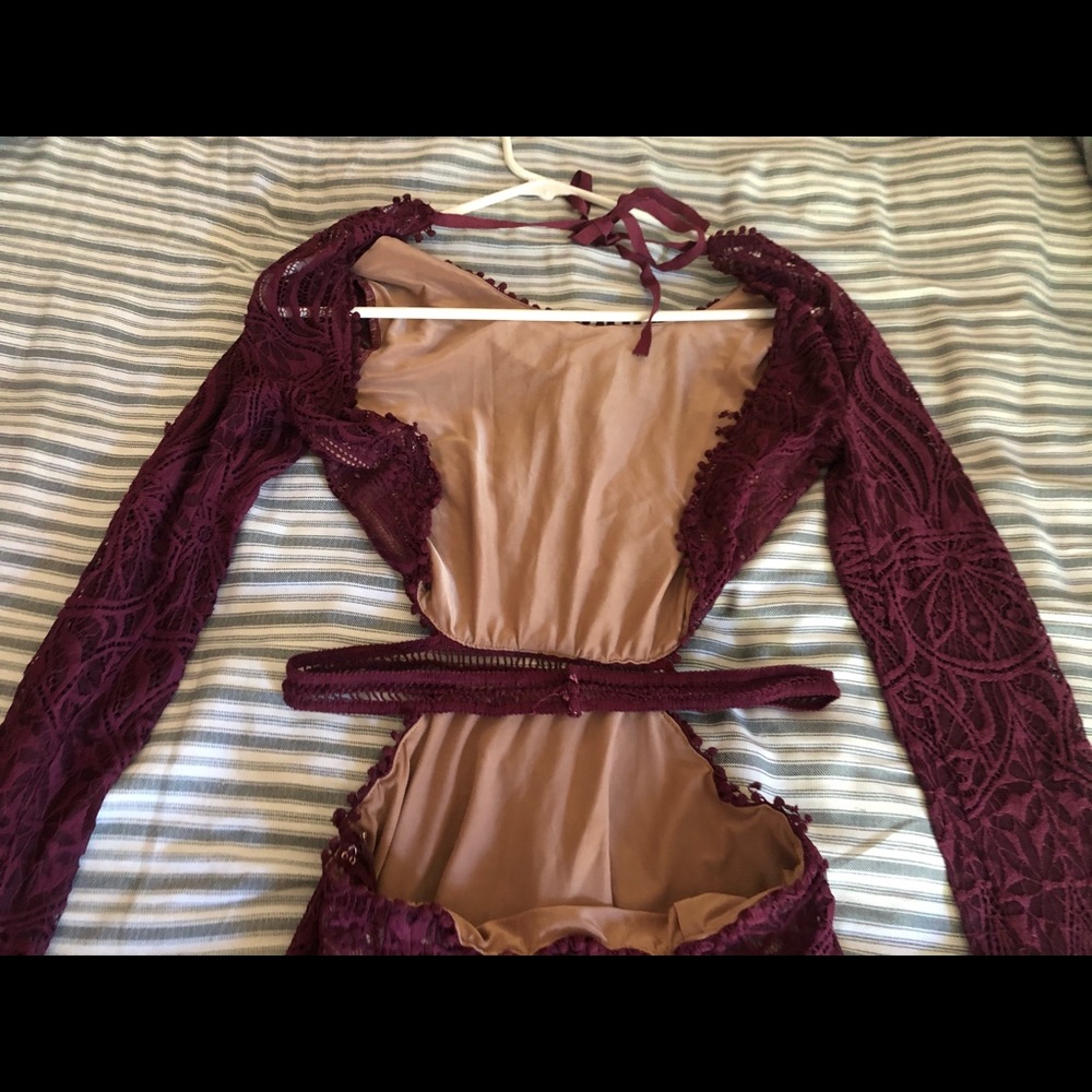 For Love and Lemons Emerie Lace Mini Dress XS EUC - Picture 8 of 10